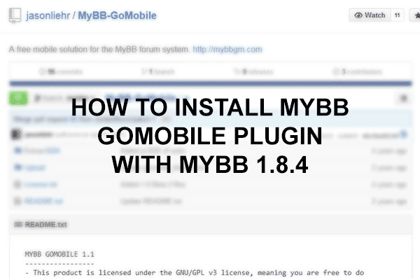 install mybb gomobile