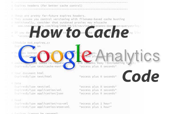cache google analytics banner